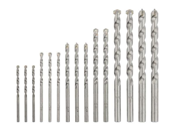 Parkside Masonry Drill Bit Set - 15 Piece Set