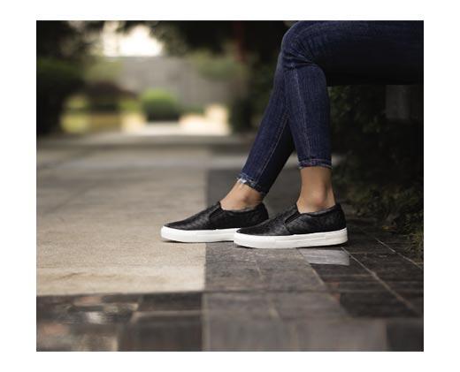 Serra 
 Ladies' Quilted Slip-On Sneakers