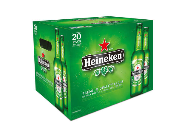 Heineken Beer 4.3% 20x330ml