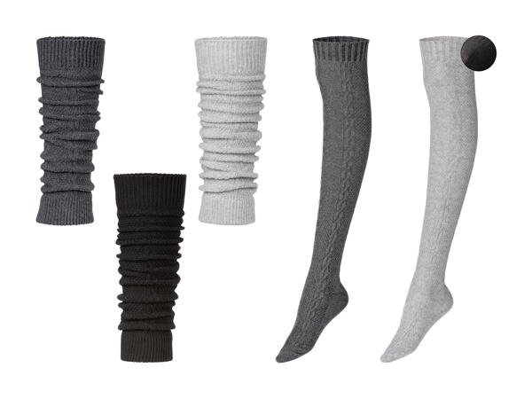 Chaussettes hautes au-dessus du genou/jambières