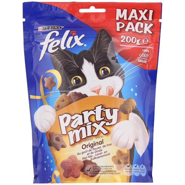 Felix Party Mix kattensnacks Original