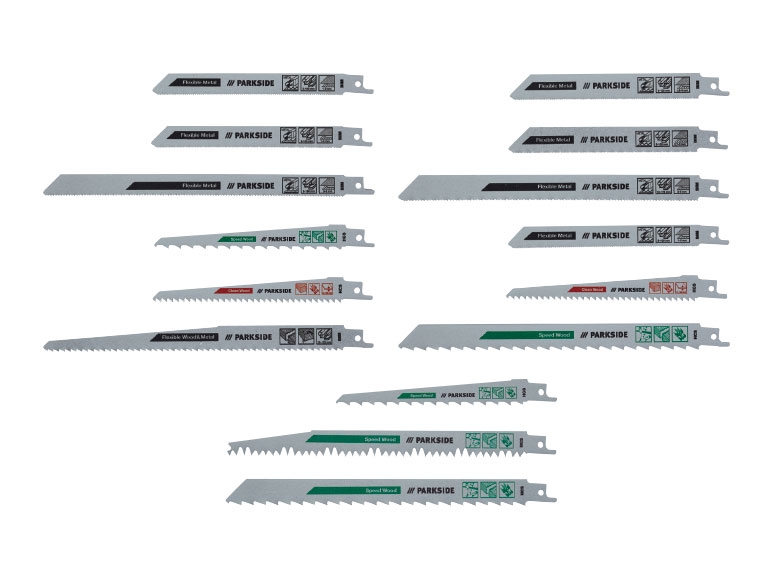 PARKSIDE Sabre Saw Blade Set Assortment