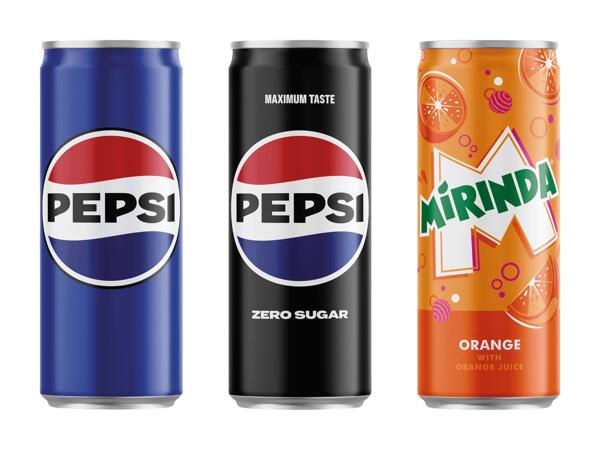 Cola, Zero Cola oder Mirinda
