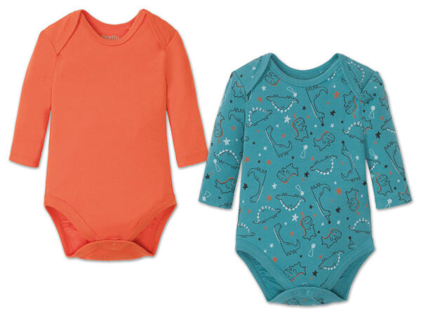 Baby Langarmbody, 2 Stück