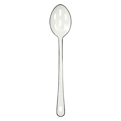 Enamel Kitchen Utensil - Slotted Spoon