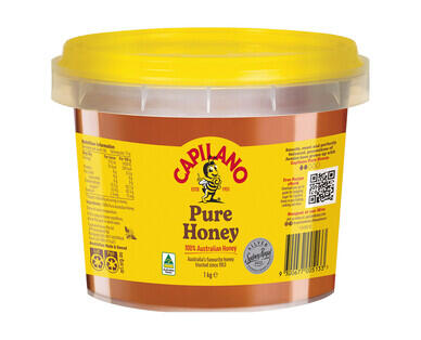 Capilano 100% Australian Honey Tub 1kg
