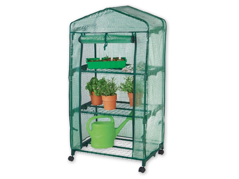 FLORABEST Mobile Greenhouse 69 x 129 x 49cm