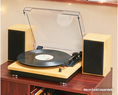 Turntable with Speakers