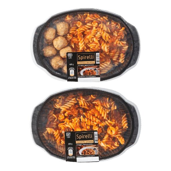 Plat de pâtes frais
