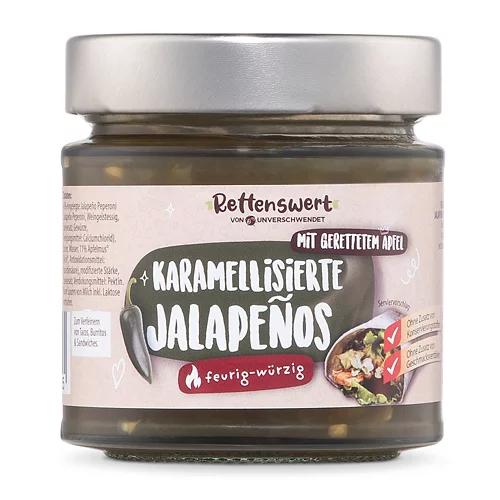 RETTENSWERT Karamelisierte Zwiebel und Jalapenos, Jalapenos
