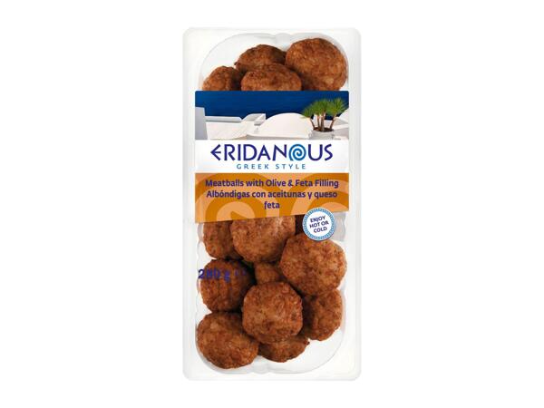 Greek Style Meatballs with filling assorted