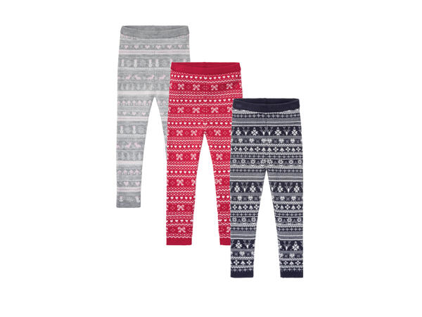 Stickade leggings