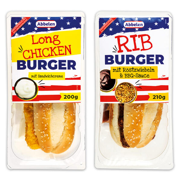 Long Chicken / Rib Burger