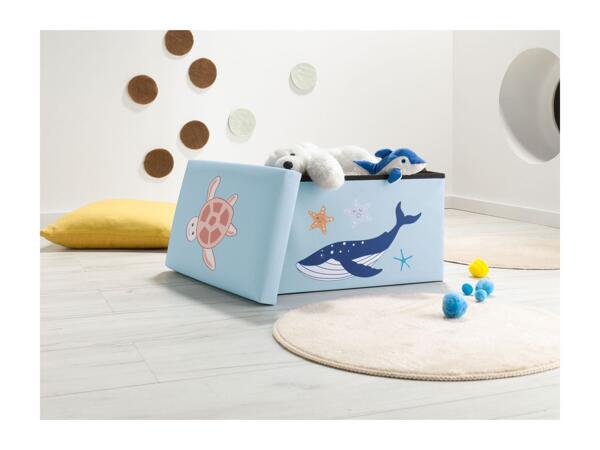 Livarno Home Storage Ottoman - Blue