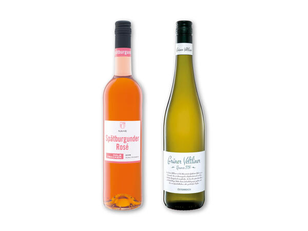 Spätburgunder rosé eller Grüner Veltliner Reserve