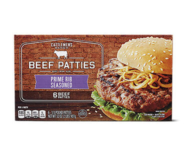 Cattlemen's Ranch Prime Rib or Pub Style Seasoned Burgers