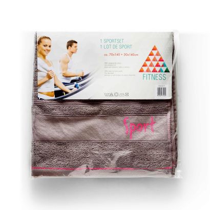 Sportset of badhanddoek