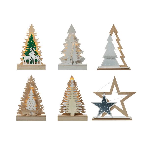 LIGHT ZONE(R) 				Houten ledfiguur