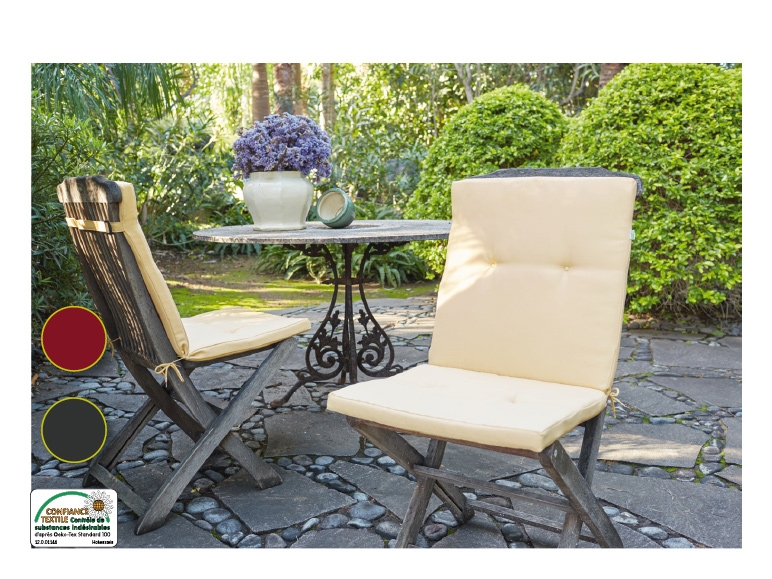 Coussin pour chaise de jardin