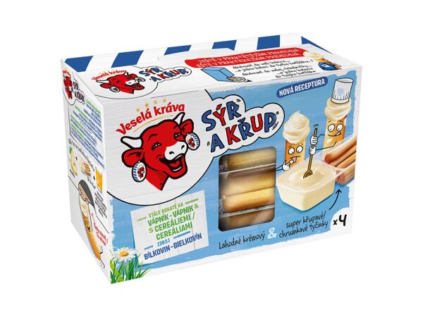 VESELÁ KRÁVA SÝR A KŘUP