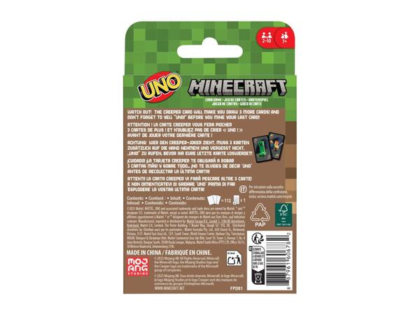 Mattel Minecraft UNO Card Game