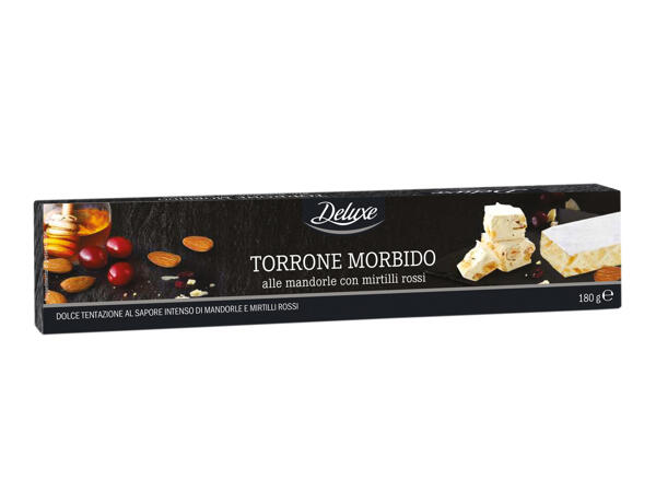 Soft Nougat with Almonds and Cranberries
