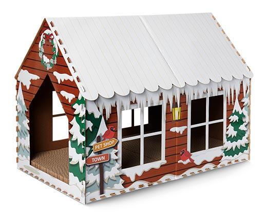 Heart to Tail 
 Holiday Cat Scratching Playhouse