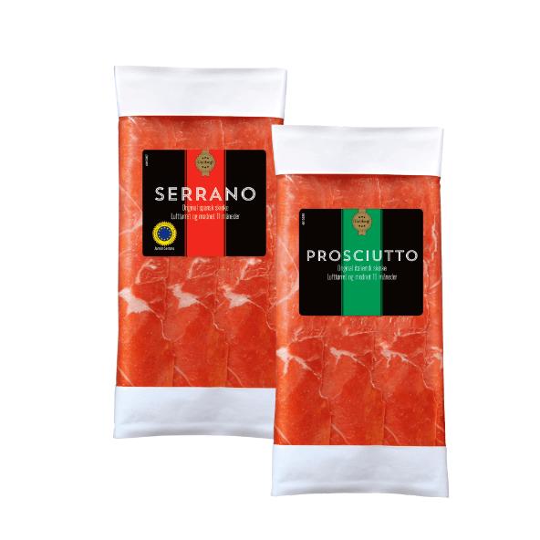 Serrano eller prosciutto