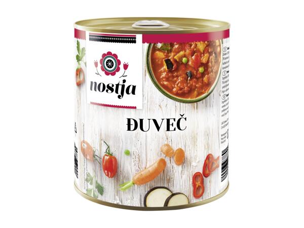 Légumes pour djuwetsch
