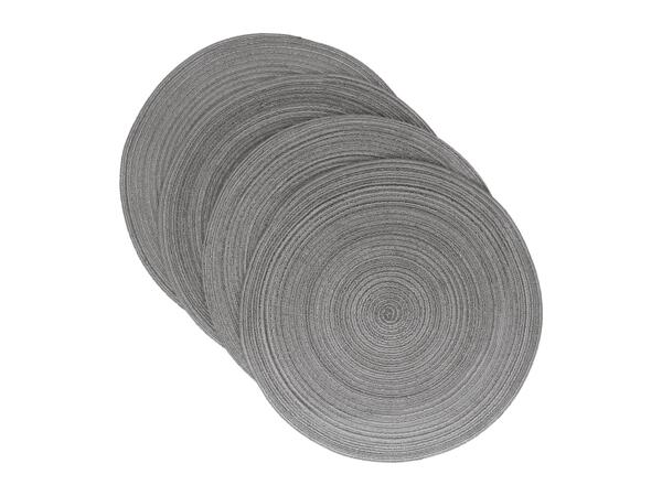 Grey Placemats - Set of 4