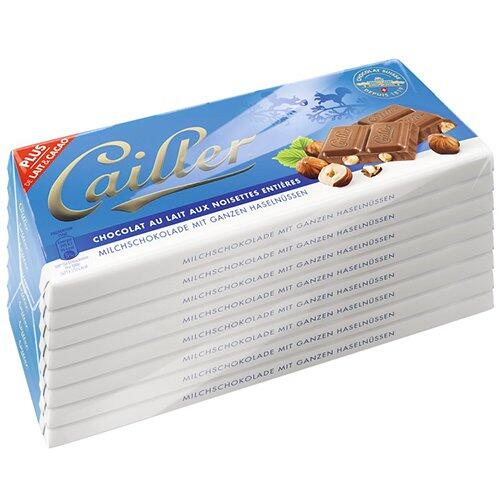 CAILLER Plaques de chocolat noisette