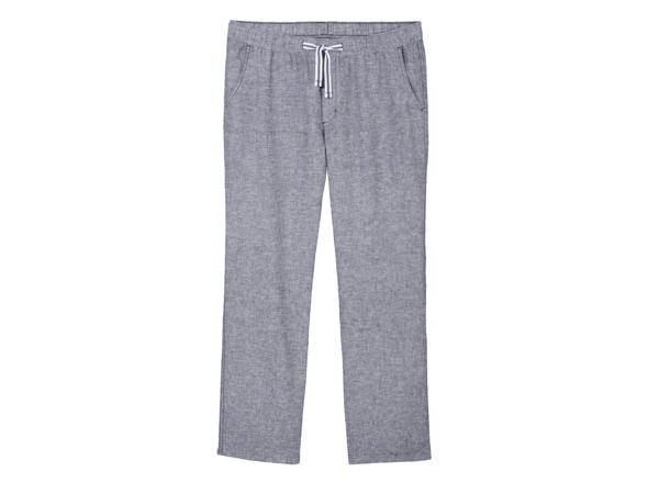 Men's Linen-Blend Trousers