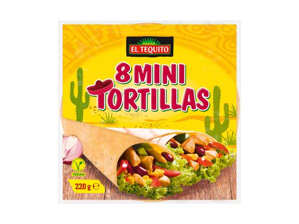 Mini tortillas wraps