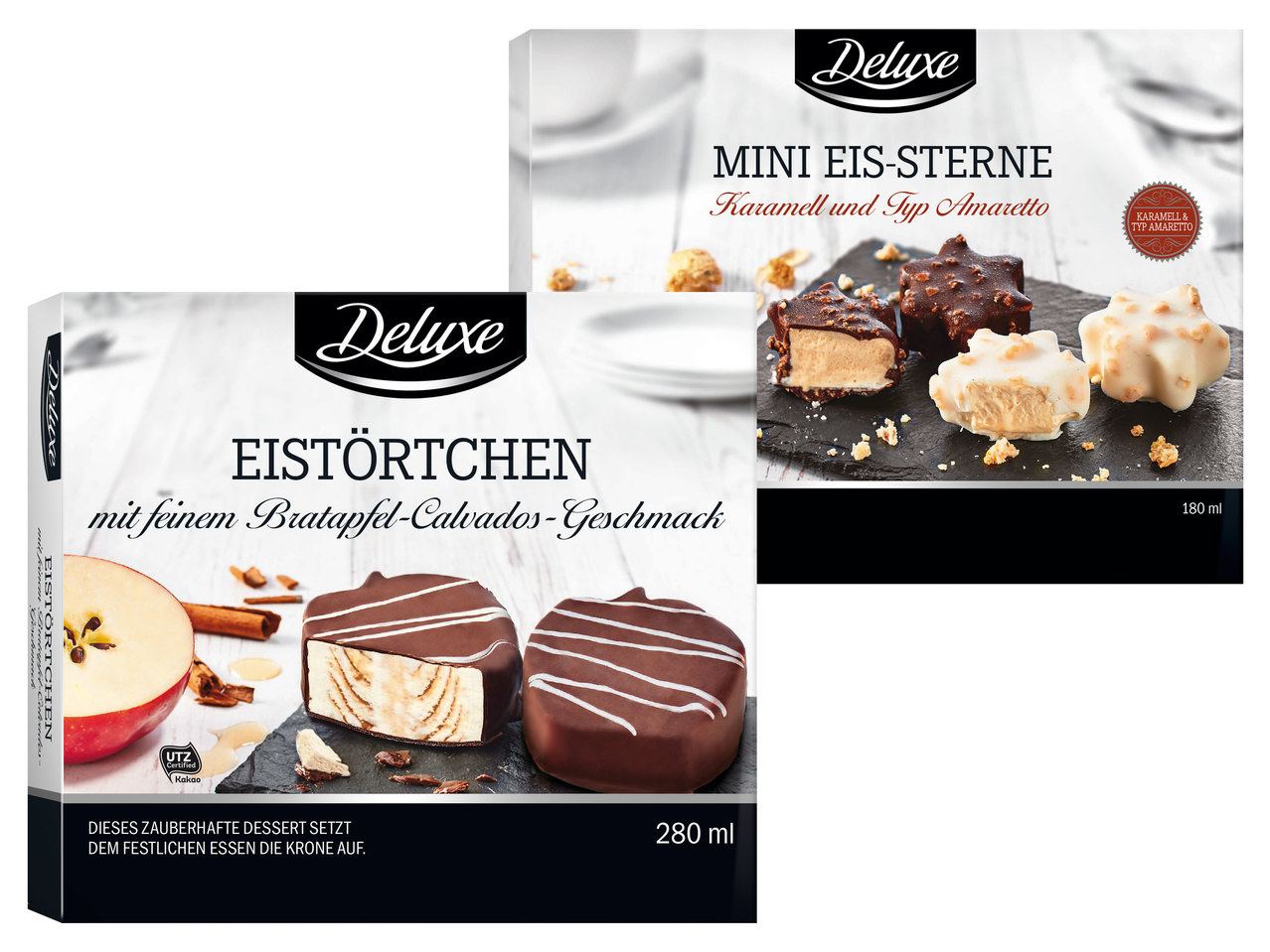 DELUXE Eis-Törtchen oder Mini Eissterne