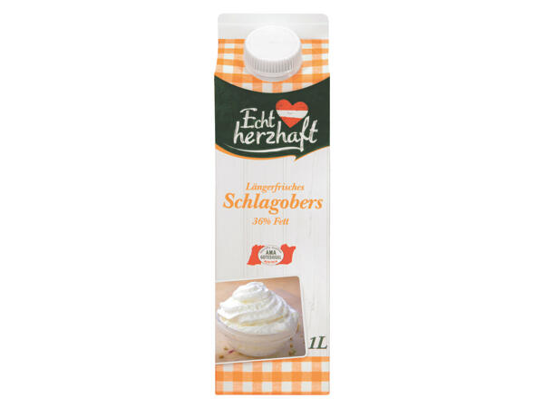 ECHT HERZHAFT Längerfrisches Schlagobers