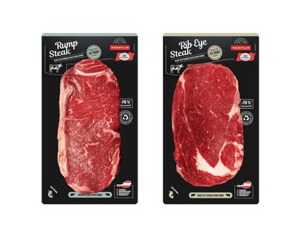 WIESENTALER SELECTION Frisches Rib-Eye Steak oder Rumpsteak vom Rind