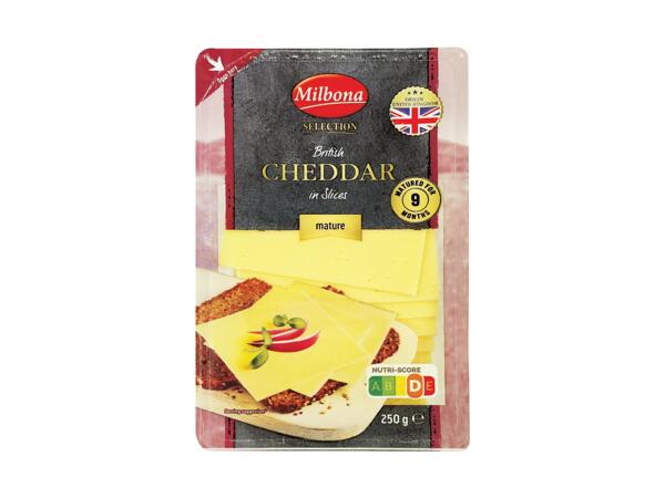 Mature cheddar slices
