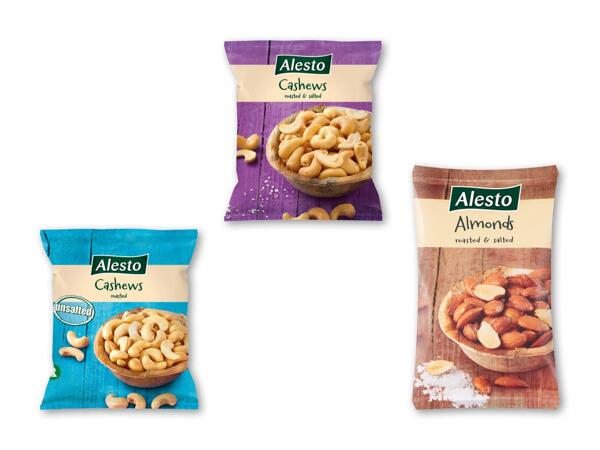 Cashewnødder eller mandler