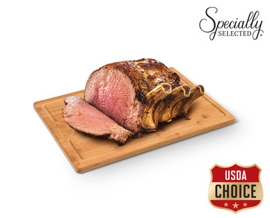 Specially Selected Fresh USDA Choice Bone-In Ribeye Roast