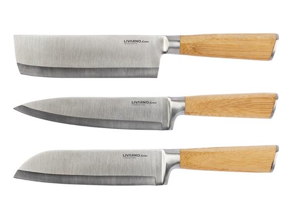 Kniv med bambu-handtag