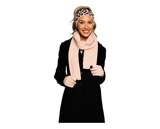 Serra 
 Ladies' 3-Piece Hat, Gloves and Scarf Set