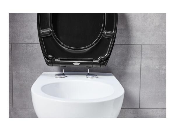 Livarno Home Black Toilet Seat