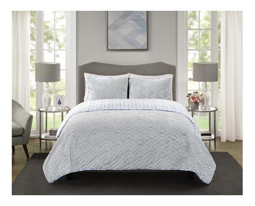 Huntington Home 
 Velvet Comforter or Quilt Set