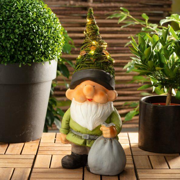 Nain de jardin à LED