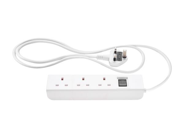 3 Socket Extension Lead