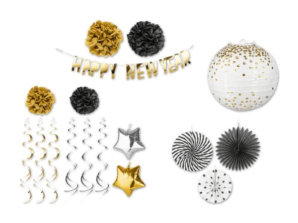 Silvester-Dekoration