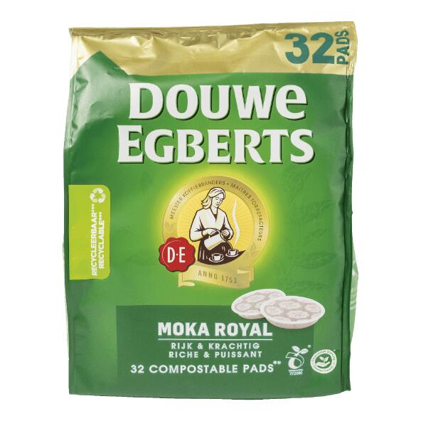 DOUWE EGBERTS(R) 				Koffiepads moka royal, 32 st.