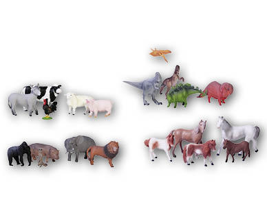 Set di animali giocattolo