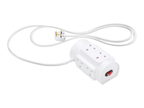 Silvercrest Socket Tower/​Extension Cable/​Socket Reel