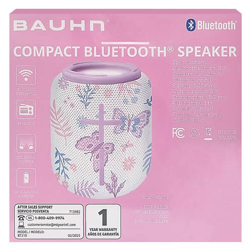 Compact Bluetooth Speaker - Butterflies